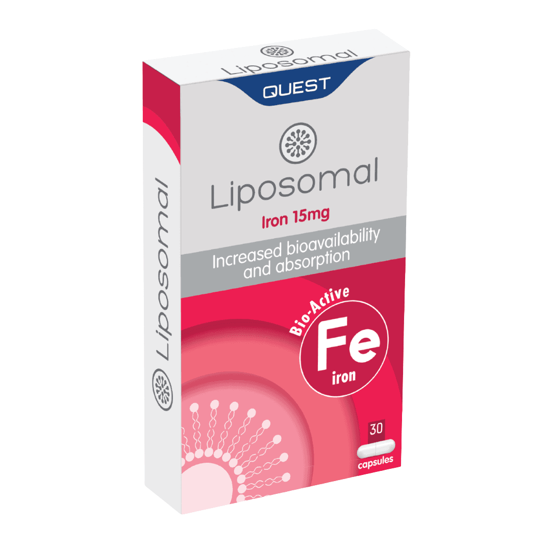QUEST LIPOSOMAL IRON 15MG 30 CAPSULES
