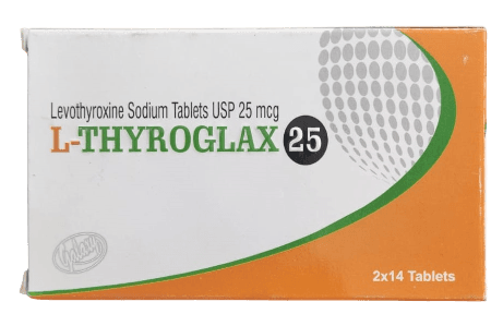 L-THYROGLAX 25MG 28`S