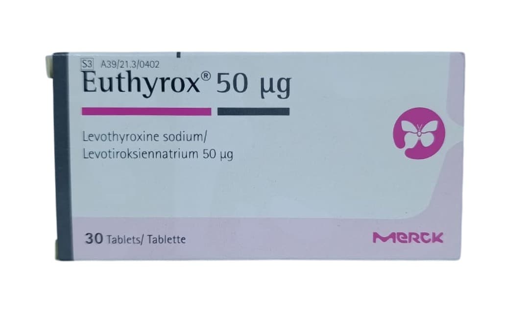 EUTHYROX 50MCG TABLETS 30's