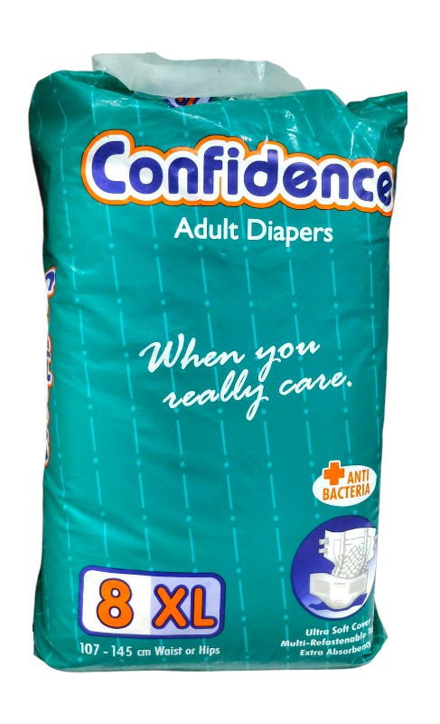 CONFIDENCE ADULT DIAPER XL 8s