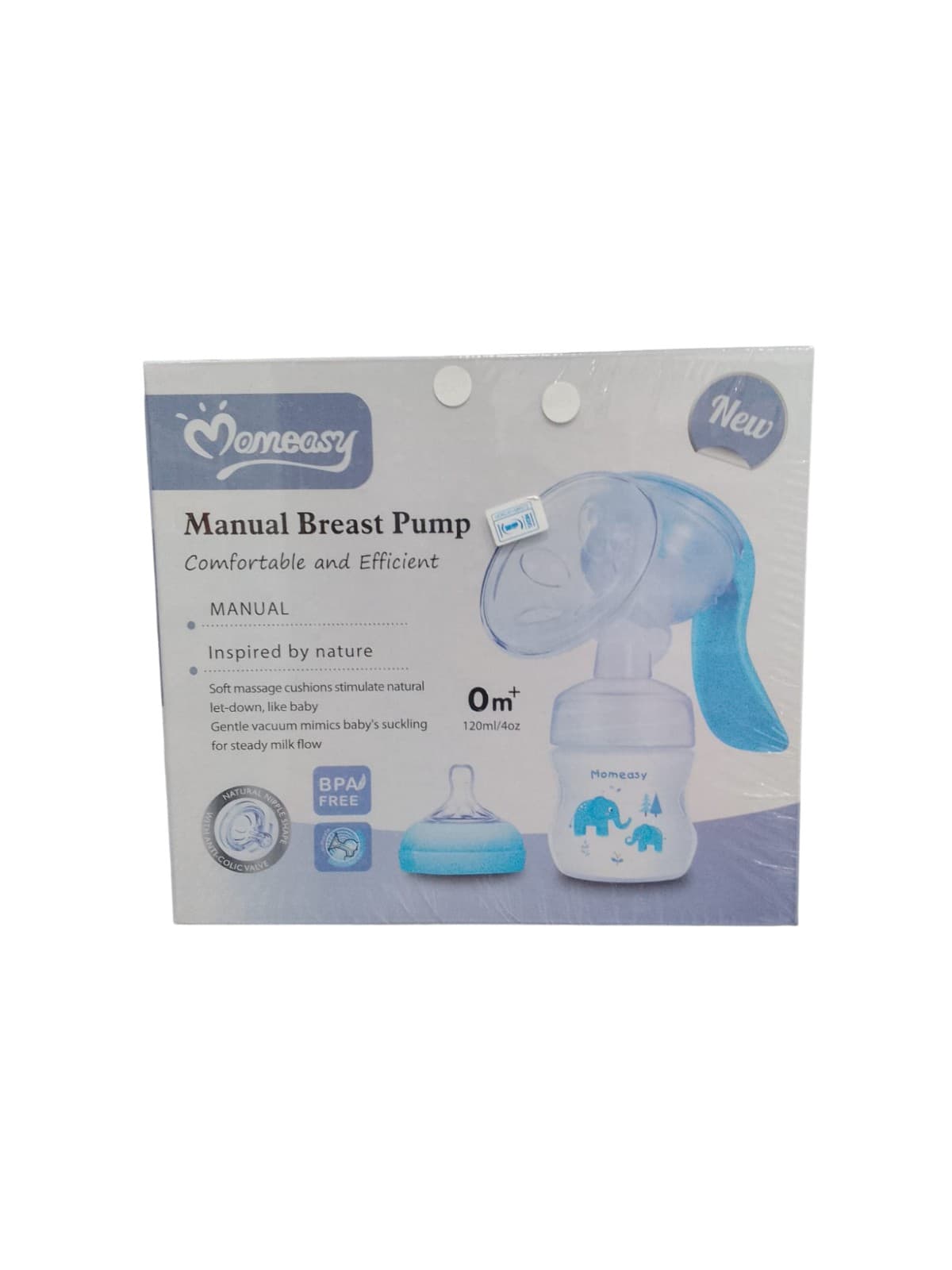 MOMEASY MANUAL BREAST PUMP SMALL SIZE BPA FREE