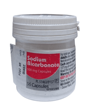SODIUM BICARBONATE 500MG 100'S