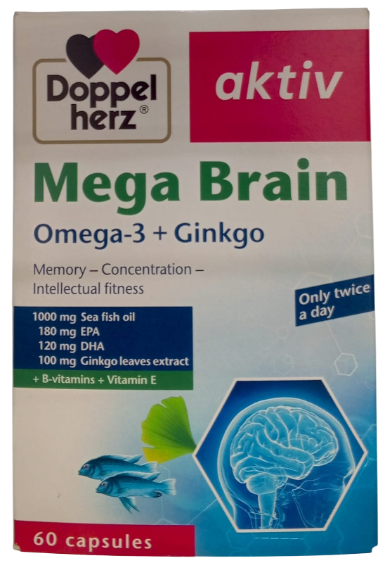 DOPPEL HERZ MEGA BRAIN OMEGA + GINKGO