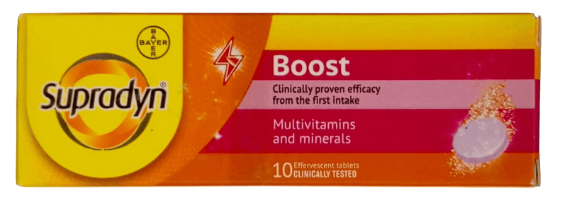 SUPRADYN BOOST EFFERVESCENSE TABLETS 10'S