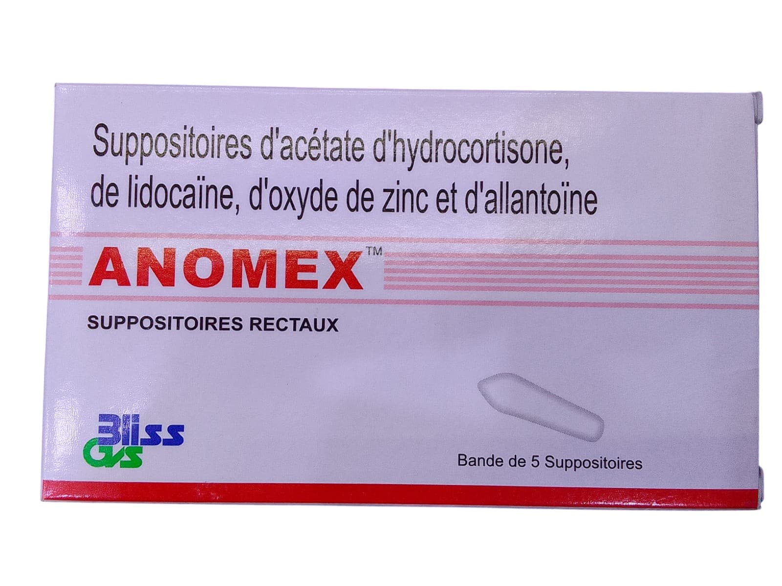 ANOMEX SUPPOSITORIES 5'S