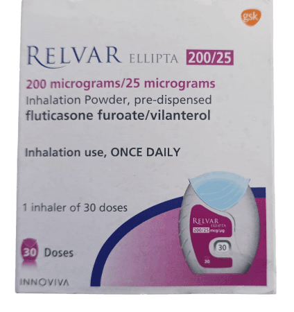 RELVAR 200MCG/25