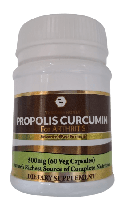 THARAKA HONEY PROPOLIS CURCUMIN FOR ARTHRITIS 500MG 60's