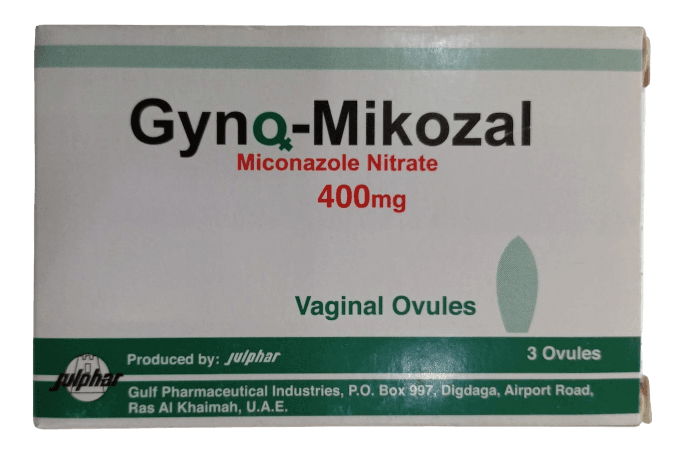 GYNO MIKONAZOL 400MG OVULES 3''S