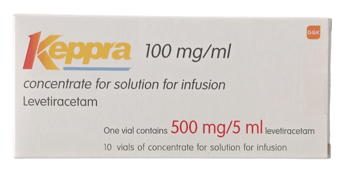 KEPPRA INJECTION 500MG/5ML VIALS 10'S