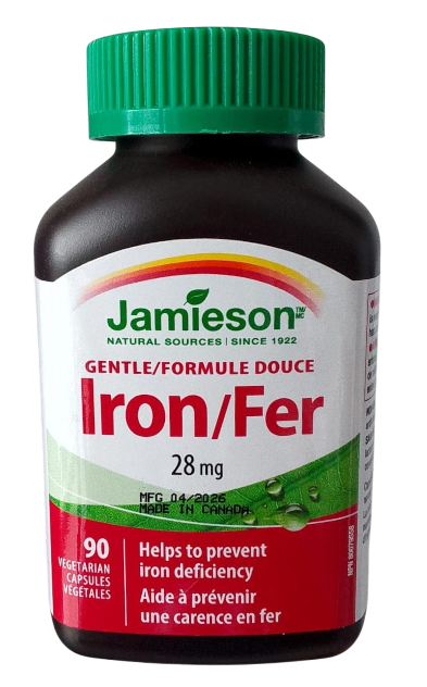 JAMIESON GENTLE IRON CAPSULES 90'S