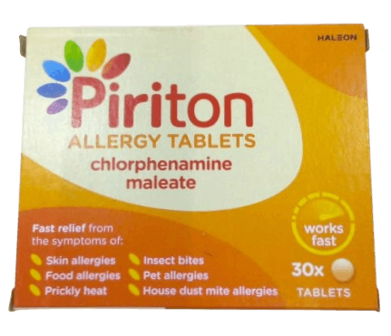 PIRITON ALLERGY TABLETS 30'S