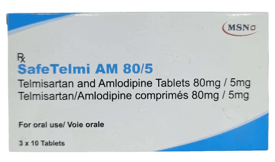 SAFETELMI AM 80/5MG 30