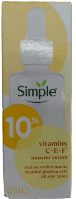 SIMPLE 10% VITAMIN C+E+F BOOSTER SERUM 30ML