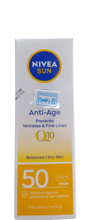 NIVEA SUN Q10 ANTI AGE SPF 50 50MLS