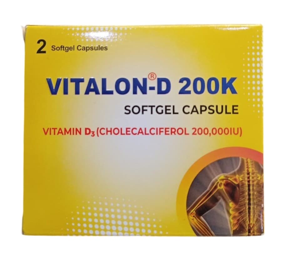 VITALON VITAMIN D3 200K CAPS 2'S
