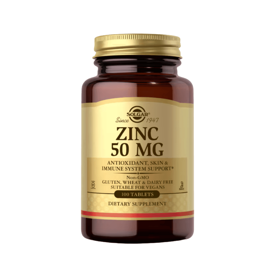 SOLGAR ZINC 50MG 100 TABLETS