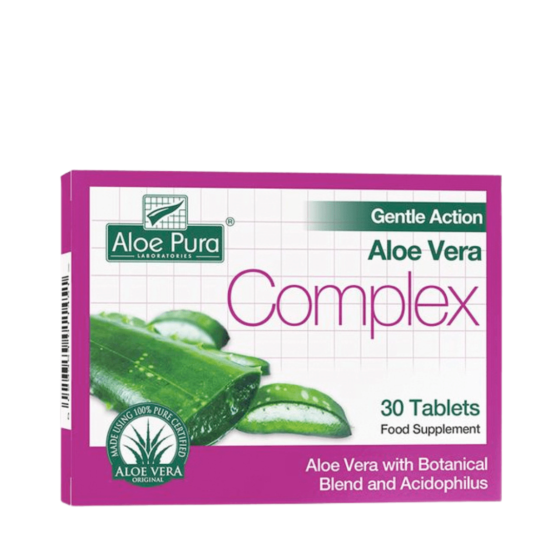ALOE PURA GENTLE ACTION ALOE VERA COMPLEX 30 TABLETS FOOD SUPP