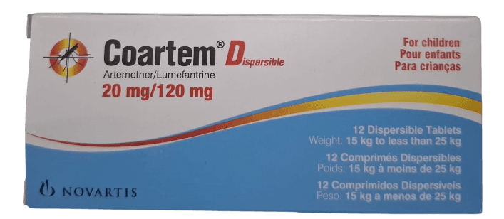 COARTEM 20MG/120MG 6'S