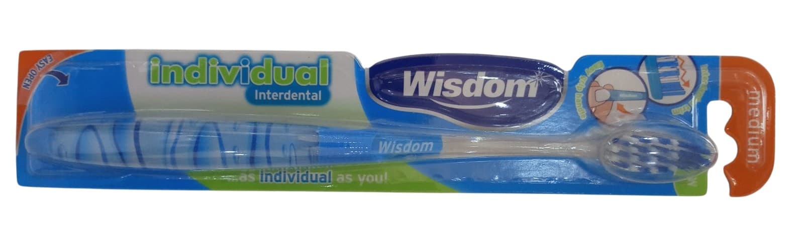 WISDOM INREDENTAL MEDIUM TOOTHBRUSH