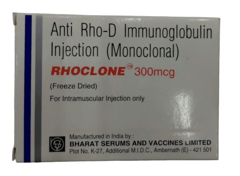 ANTI D INJE RHOCLONE 300MCG