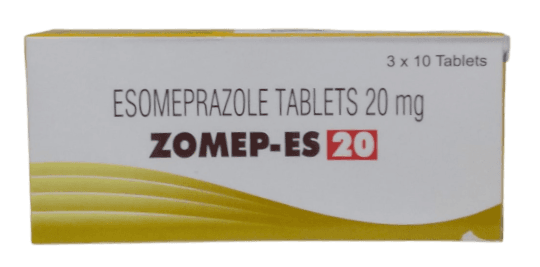ZOMEP ES 20MG TABLETS 30'S