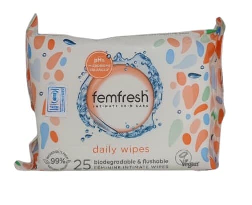 FEMFRESH WIPES 25S
