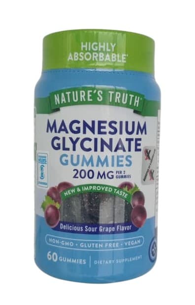 NATURES TRUTH MAGNESIUM GLYCINATE GUMMIES 60S