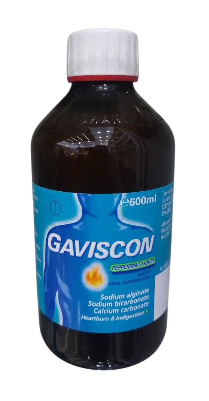 GAVISCON PEPPERMINT SUSPENSION 600ML
