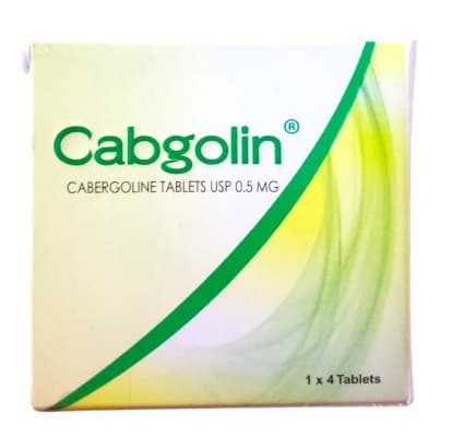 CABGOLIN 0.5MG TABS 4'S