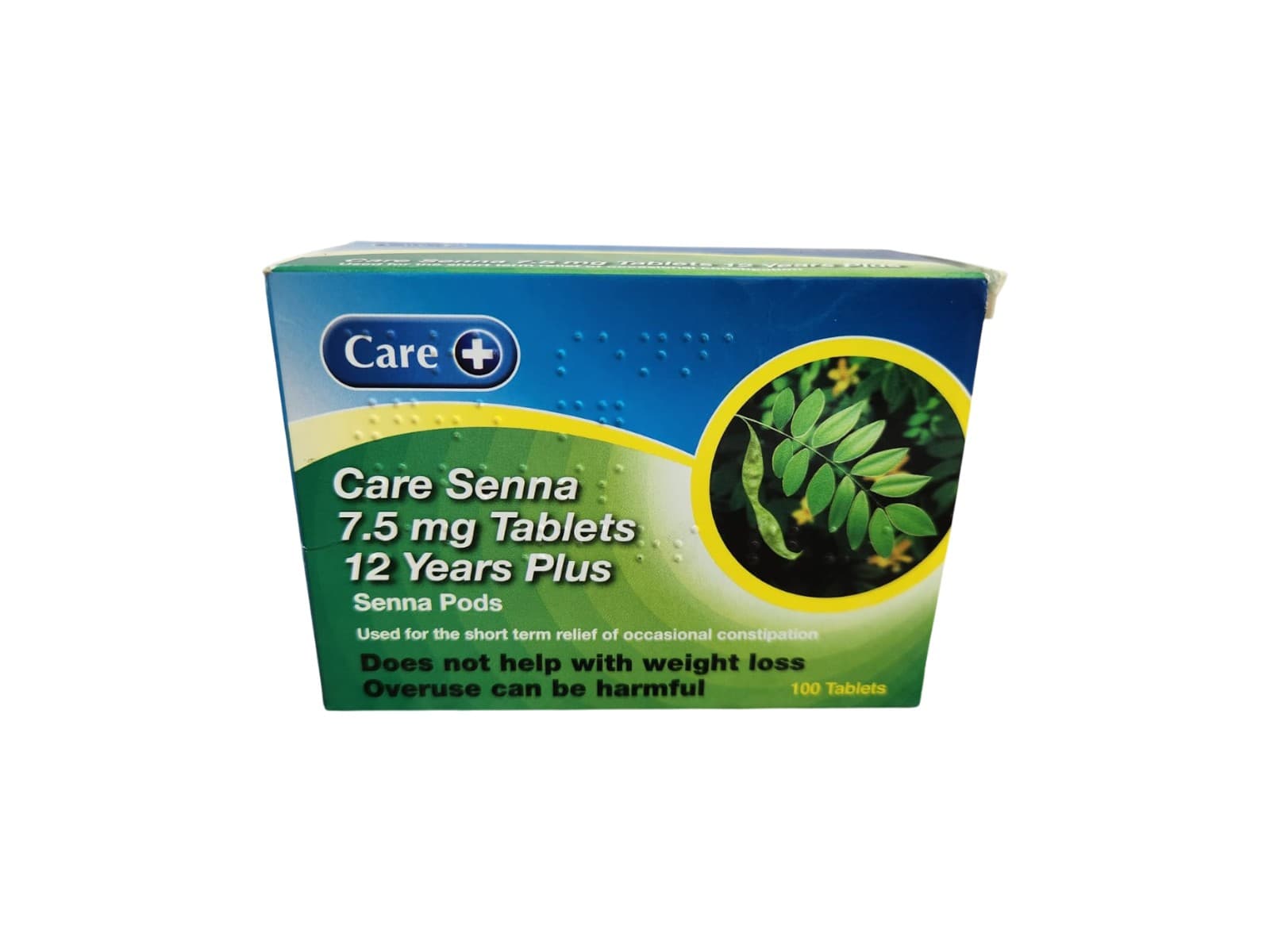 CARE SENNA 7.5MG LAXATIVES TABS 12 YEARS PLUS 100S