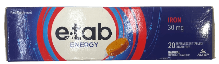 E-TAB ENERGY WITH IRON 20s