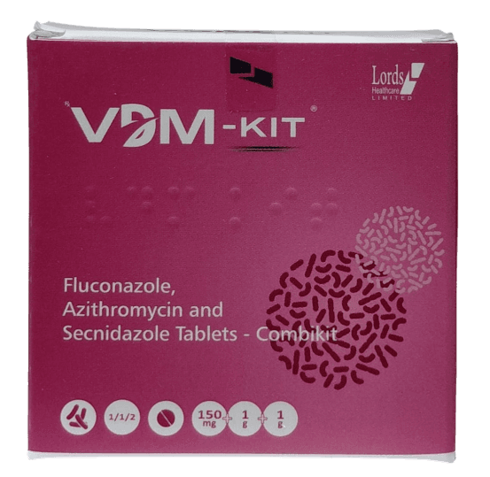 VDM (AZITHRO/FLUCONAZOLE/SECNIDA COMBI KIT 4'S
