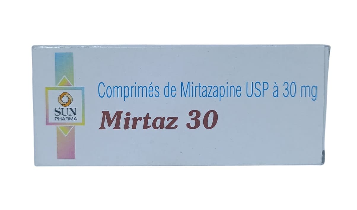 MIRTAZ (MIRTAZEPINE) 30MG TABLETS 30'S