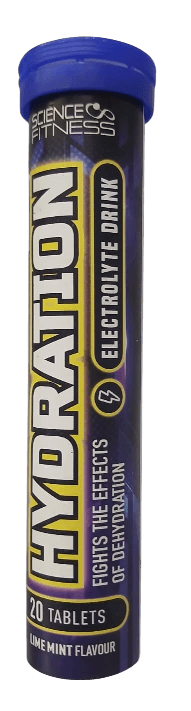 SCIENCE FITNESS HYDRATION EFFERVESCENCE TABS LIME MINT FLAVOUR 20'S
