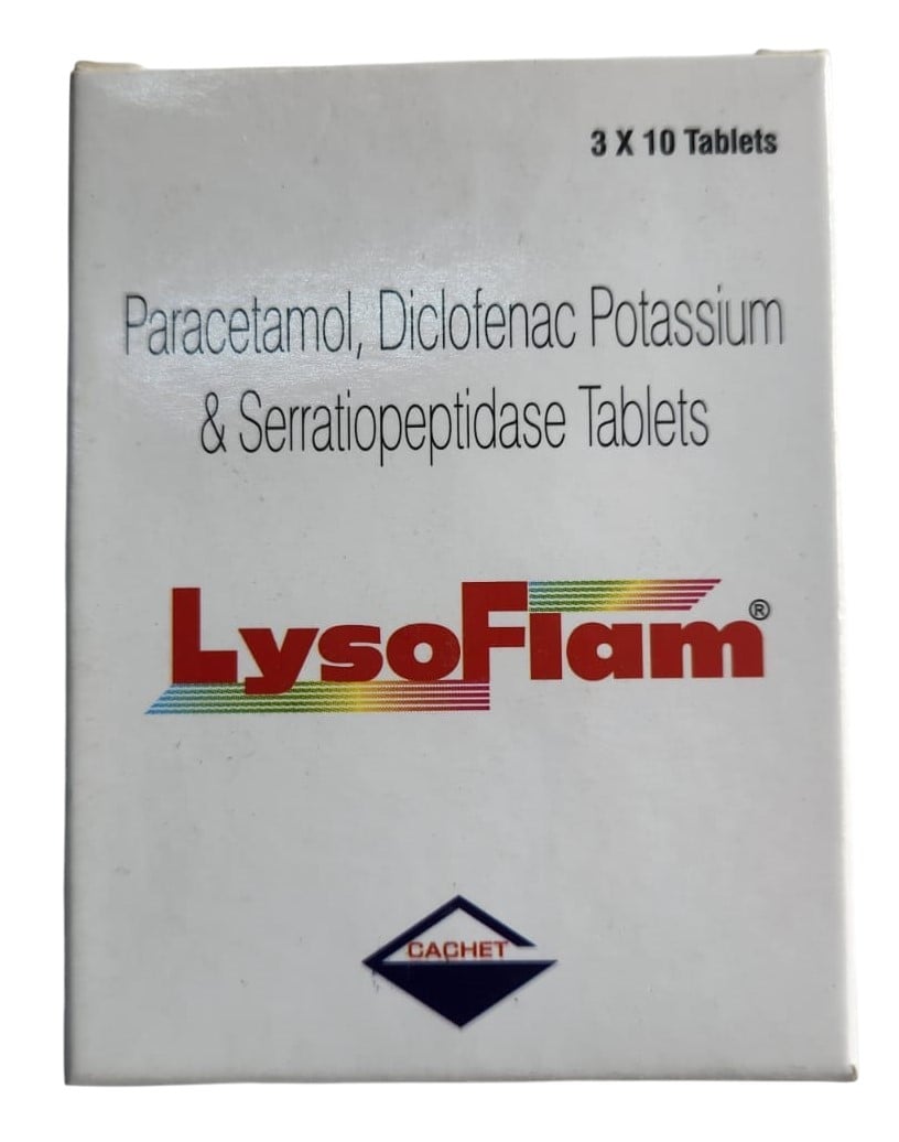 LYSOFLAM TABS 30'S