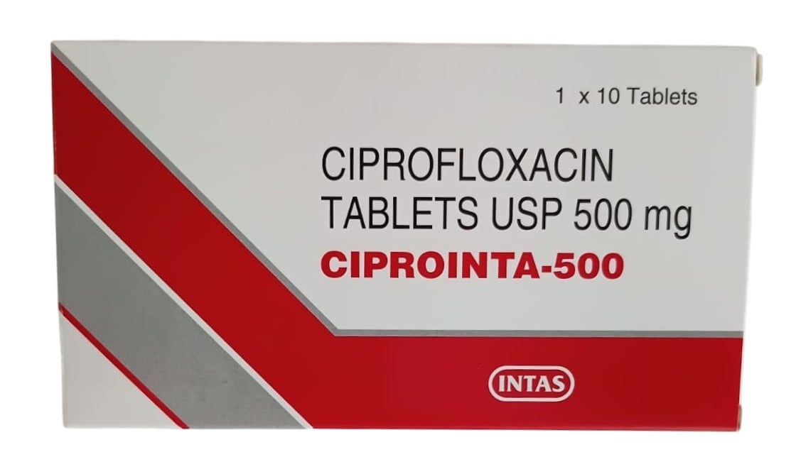 CIPROINTA 500MG TABS