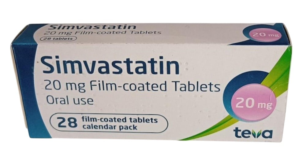 SIMVASTATIN 20MG TABS 28'S