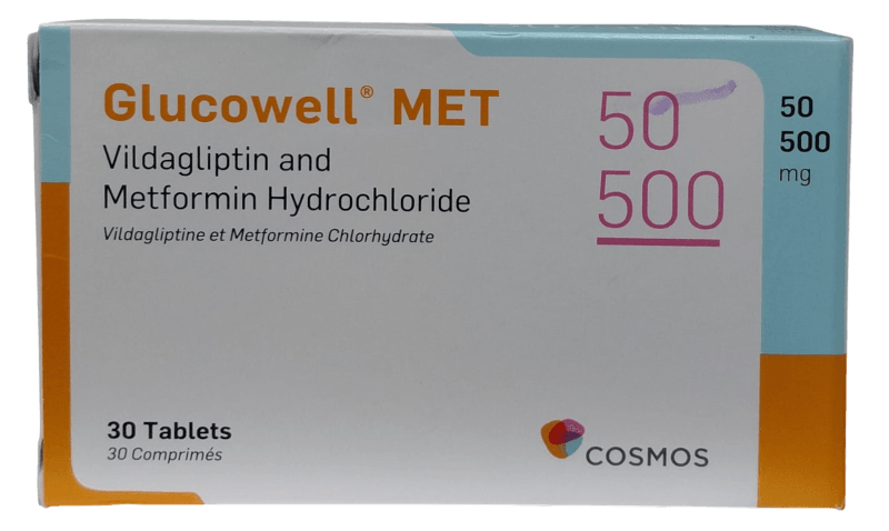 GLUCOWELL MET 50/500MG 30'S