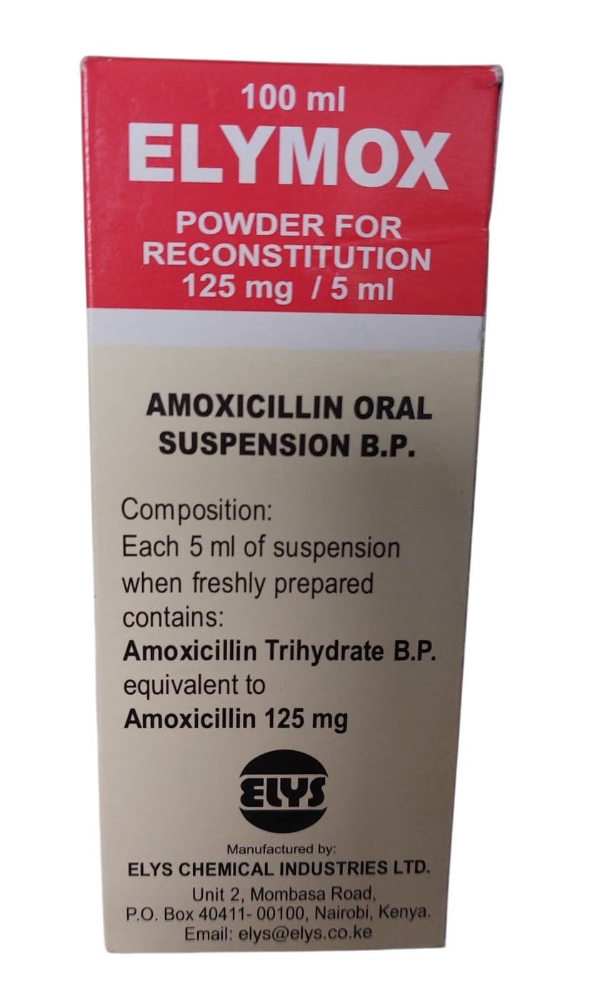 ELYMOX 125MG SYRUP 100ML