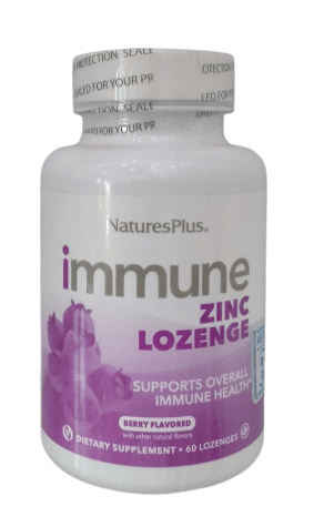 NATURES PLUS IMMUNE ZINC LOZENGES 60S
