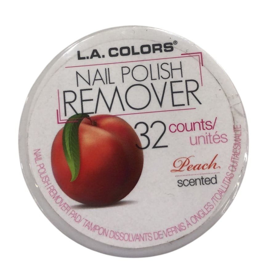 NAIL POLISH REMOVER PADS PEACH SCENTED CNR964