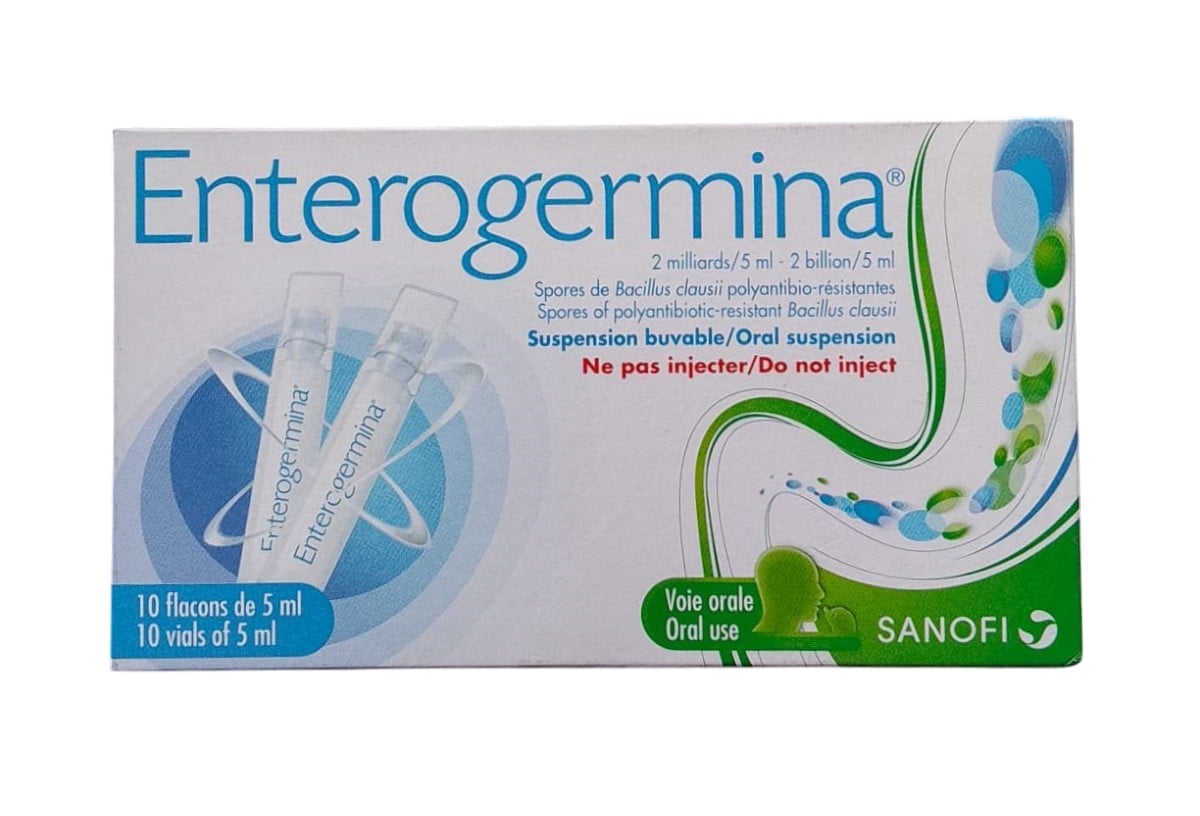 SANOFI ENTEROGERMINA ORAL SUSPENSION, 10X5ML