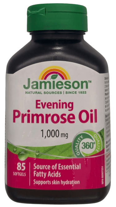 JAMIESON EVENING PRIMROSE OIL CAPSULES, 85 COUNT