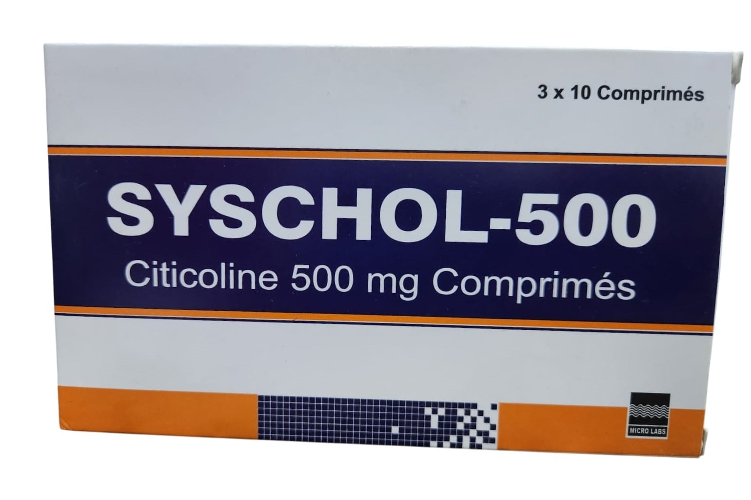 SYSCHOL (CITICHOLINE) 500MG TABS 30'S