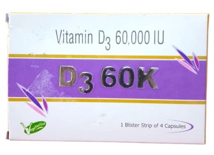 D3 60K CAPS 4'S