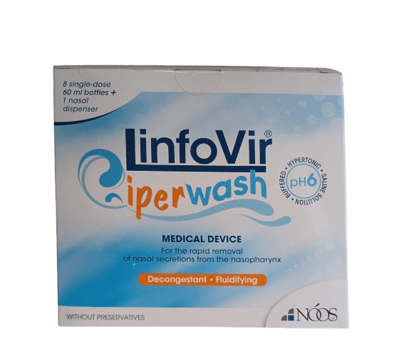 LINFOVIR IPERWASH DECONGESTANT, ASPIRATOR 60ML