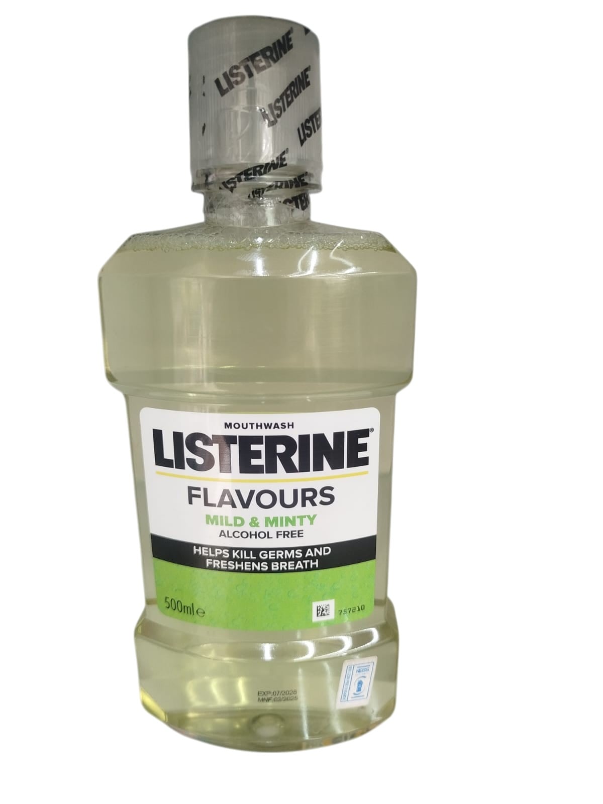 LISTERINE MILD AND MINTY FLVOR ALCOHOL FREE 500ML
