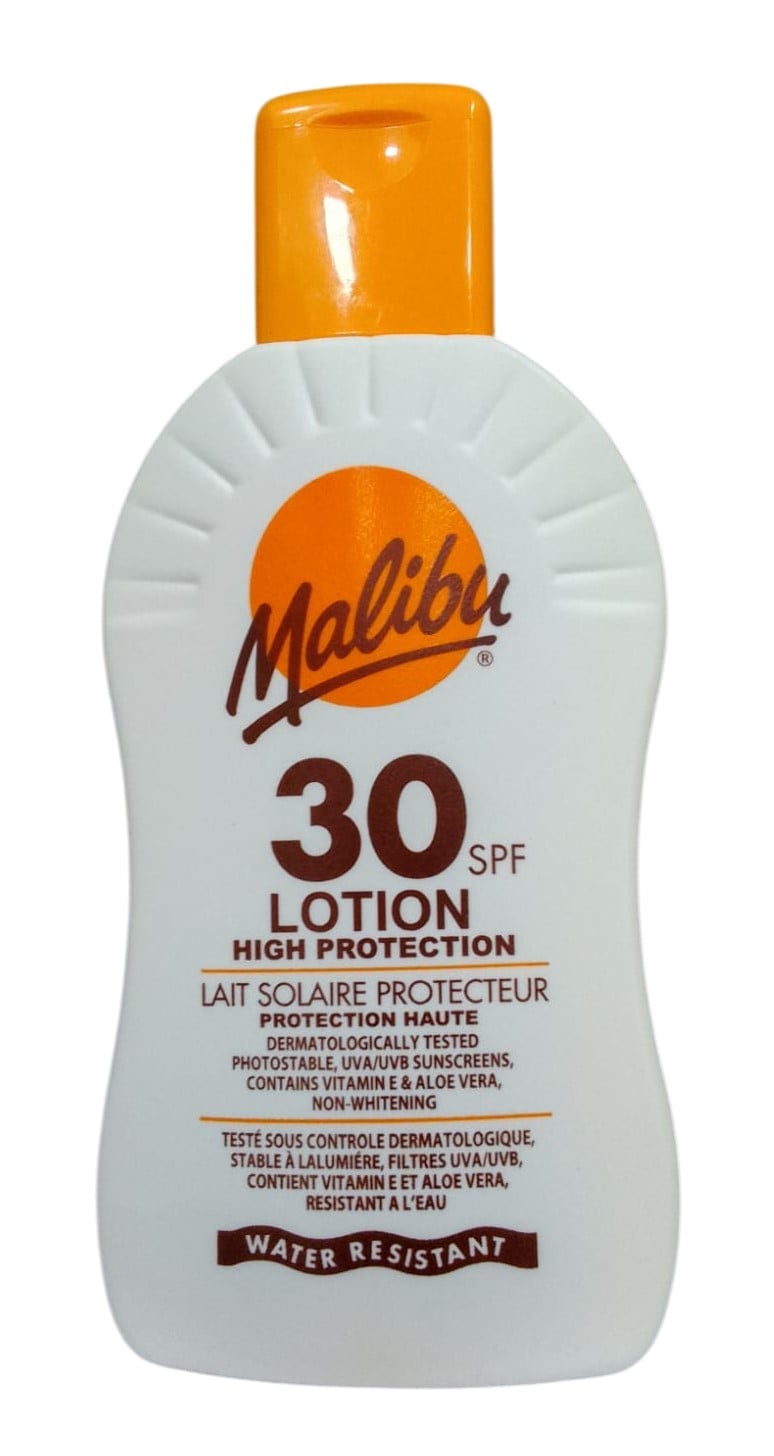 MALIBU 30SPF LOTION HIGH PROTECTION WATER RESISTANT