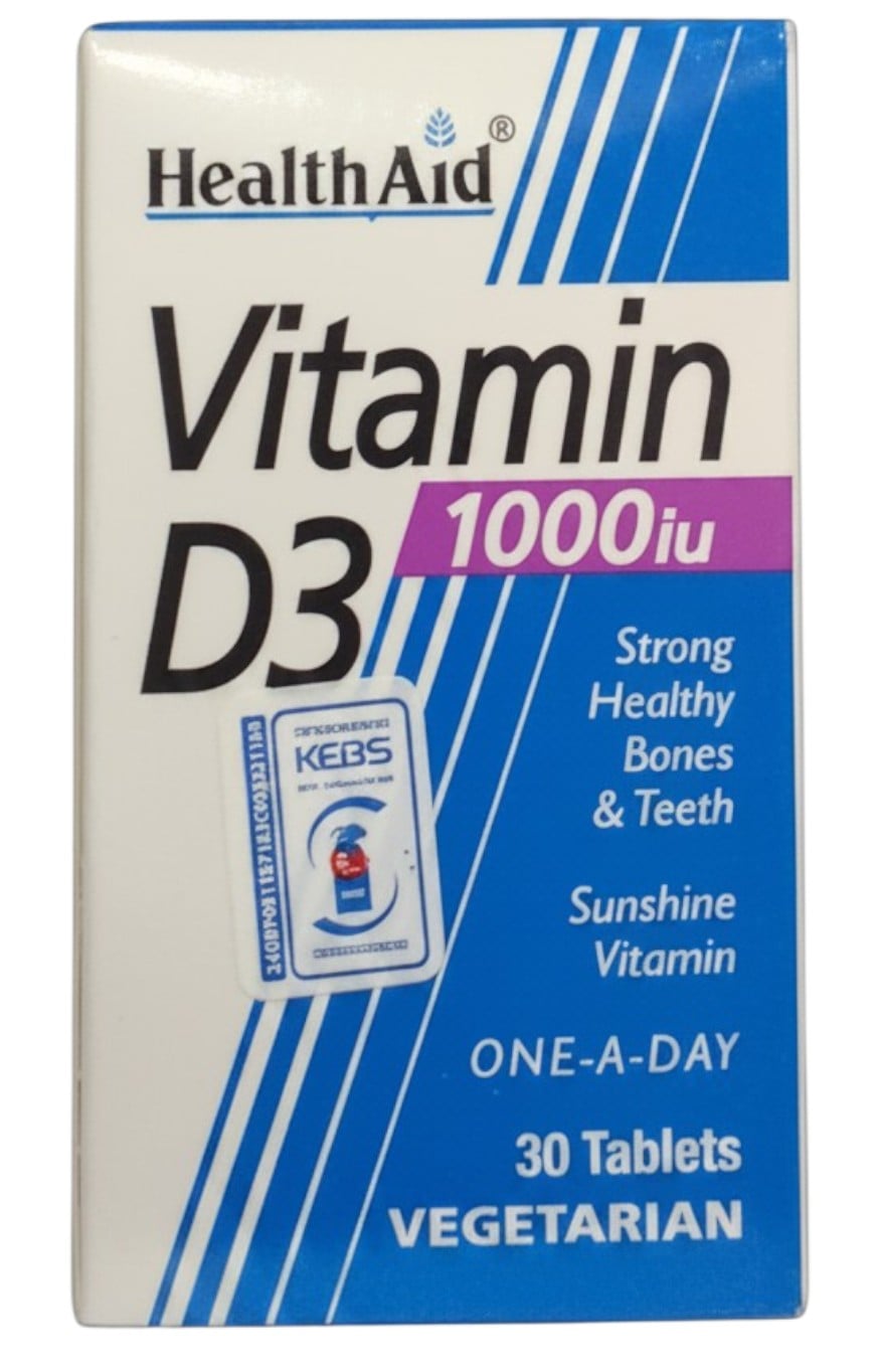 HEALTHAID VITAMIN D3 1000IU 30S