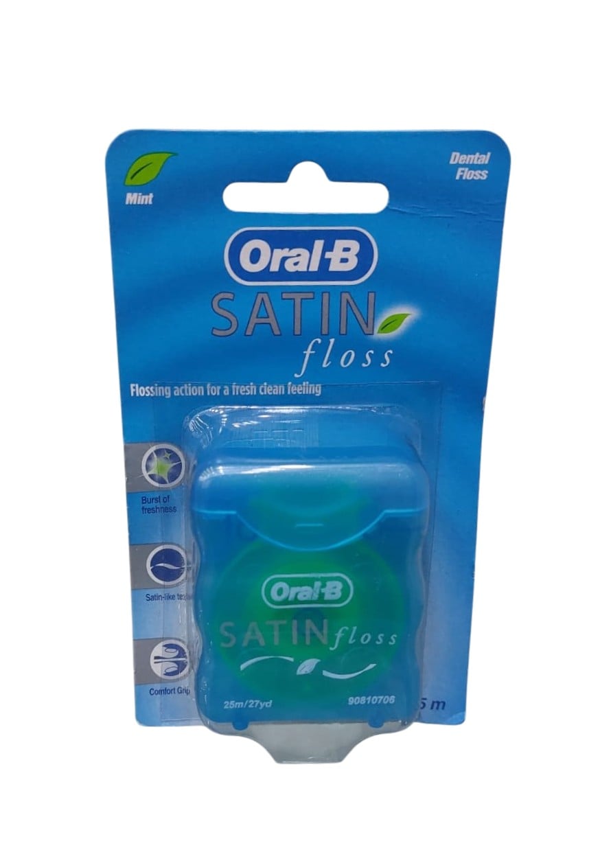 ORAL B SATIN TAPE WAXED MINT